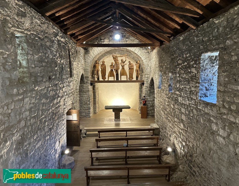 Erill la Vall - Església de Santa Eulàlia. Interior