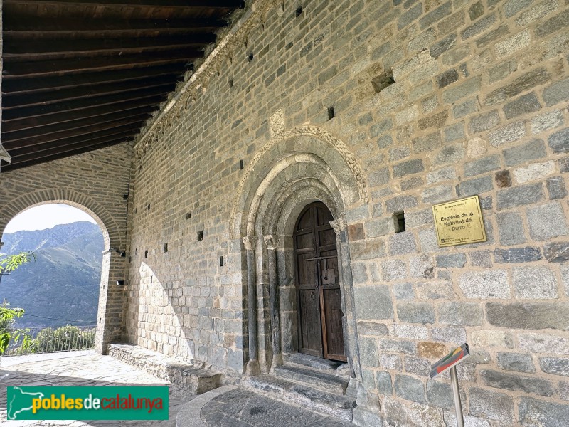 Durro - Església de la Nativitat de la Mare de Déu. Llibre de Guinovart