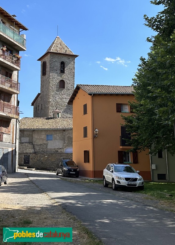 El Pont de Suert. Església vella i palau abacial