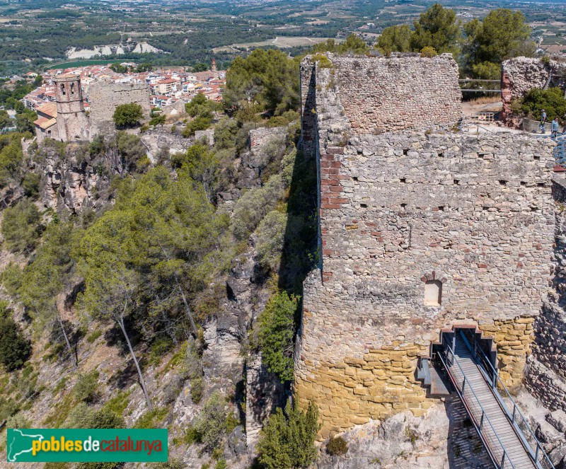 Gelida - Castell. Recinte sobirà