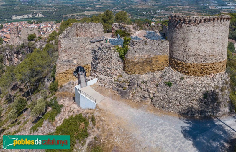 Gelida - Castell. Recinte sobirà