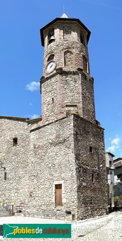 Vilaller - Església de Sant Climent. Campanar