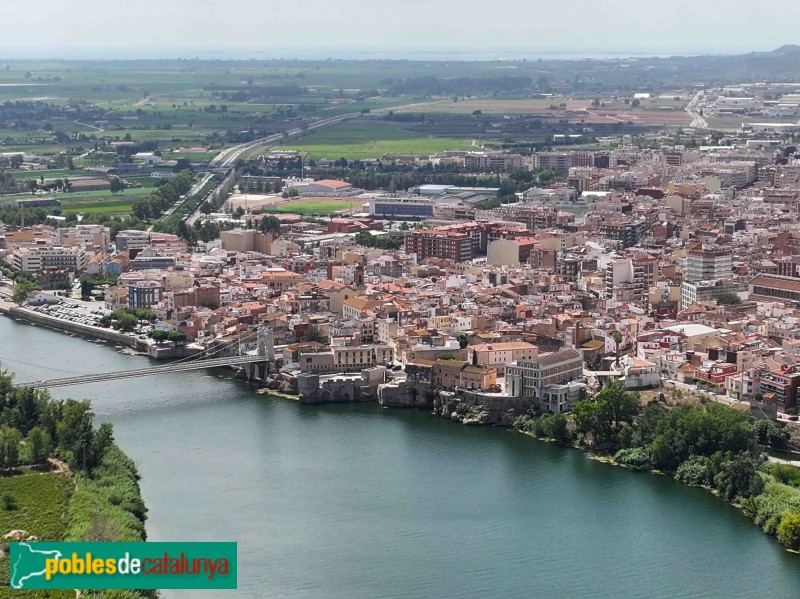 Amposta - Panoràmica des de l'aire