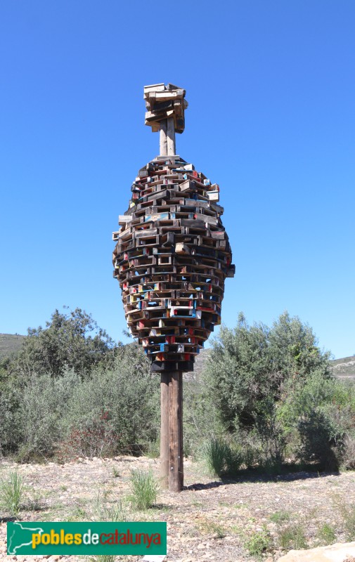 La Ràpita - Parc d'Escultures. <i>Rebuilt peresic swift house tower</i> (Andy Webster & Darren Ray)