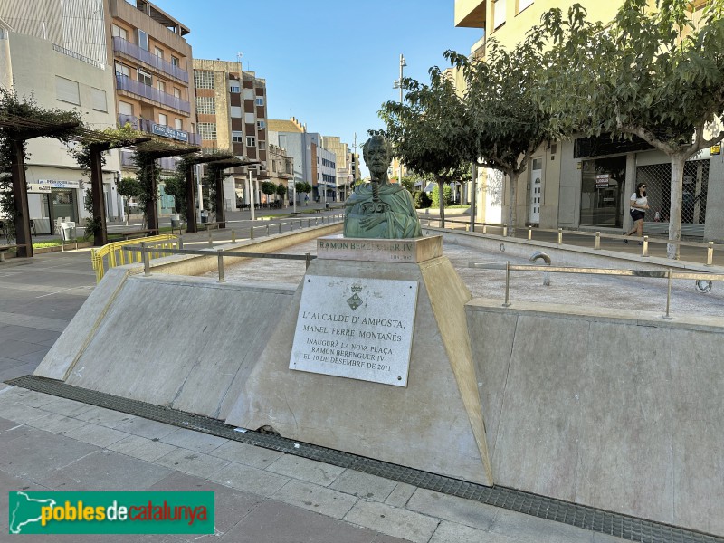 Amposta - Monument a Ramon Berenguer IV