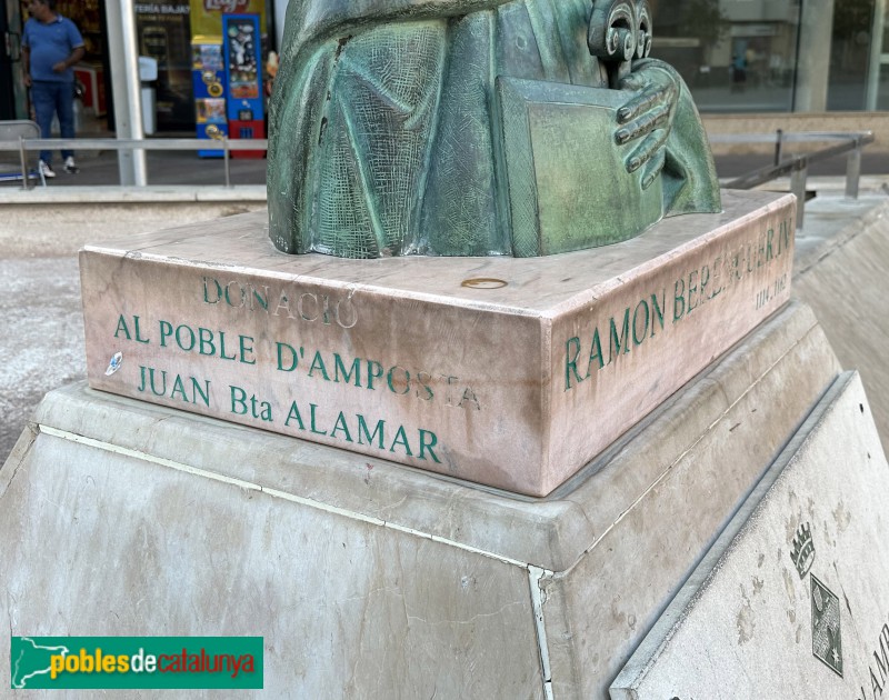 Amposta - Monument a Ramon Berenguer IV