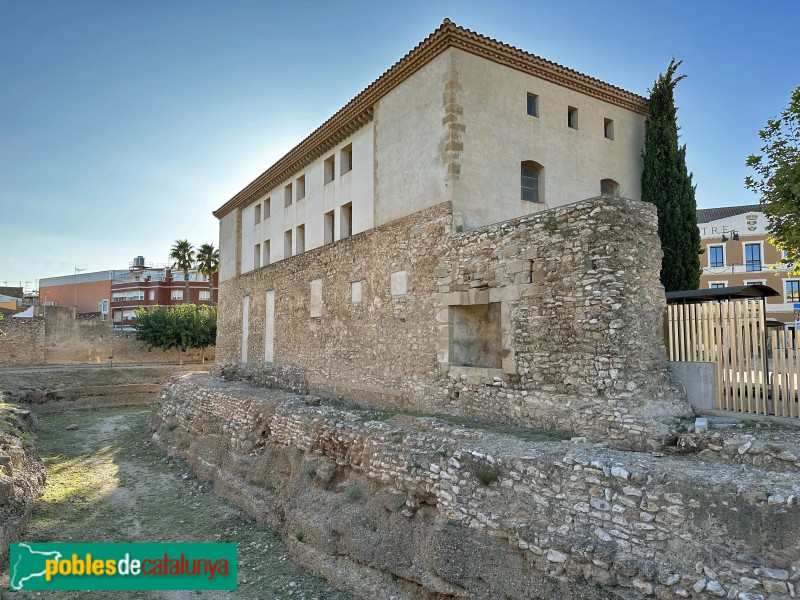 Amposta - Castell. Pany de la muralla est