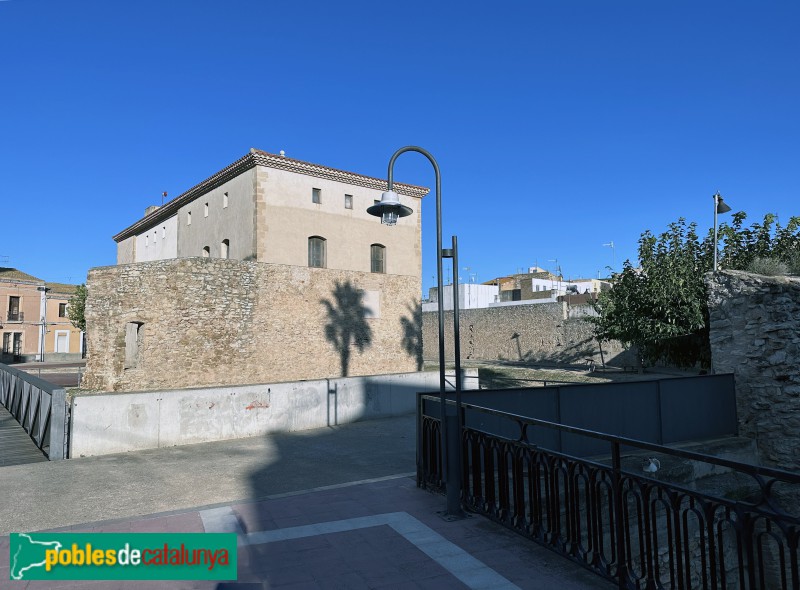 Amposta - Castell. Pany de la muralla sud