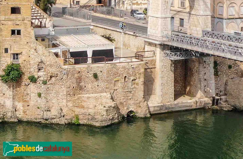 Amposta - Castell. Muralla fluvial