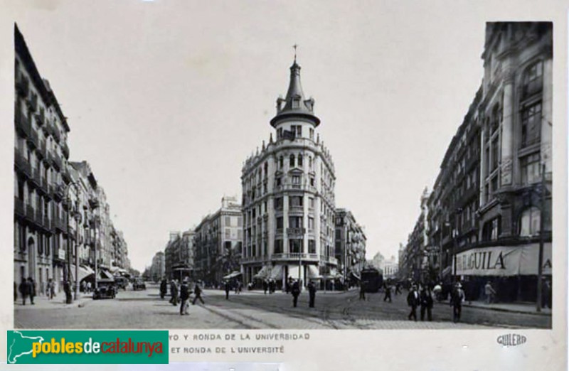 Barcelona - Pelai, 1. Postal antiga