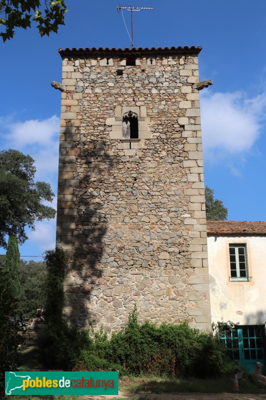 Vallgorguina - Can Vilar. Torre de defensa