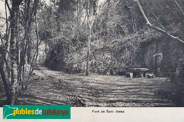 Vallgorguina - Font de Sant Josep. Posta antiga