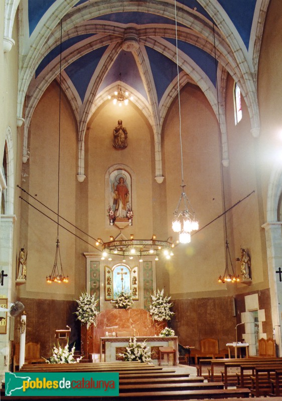 Castellbisbal - Església de Sant Vicenç. Interior