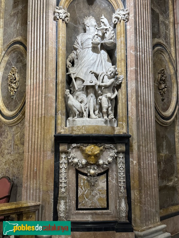 Tarragona - Catedral. Capella de Santa Tecla. Justícia