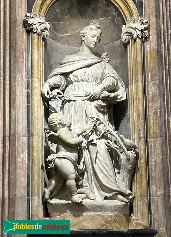 Tarragona - Catedral. Capella de Santa Tecla. Temprança