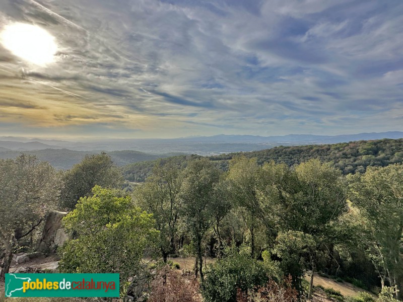 Llinars del Vallès - Panoràmica des de Sant Sebastià de Puigpedrós