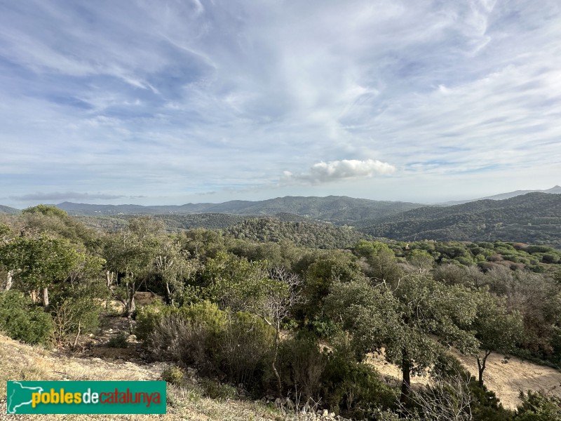 Llinars del Vallès - Panoràmica des de Sant Sebastià de Puigpedrós