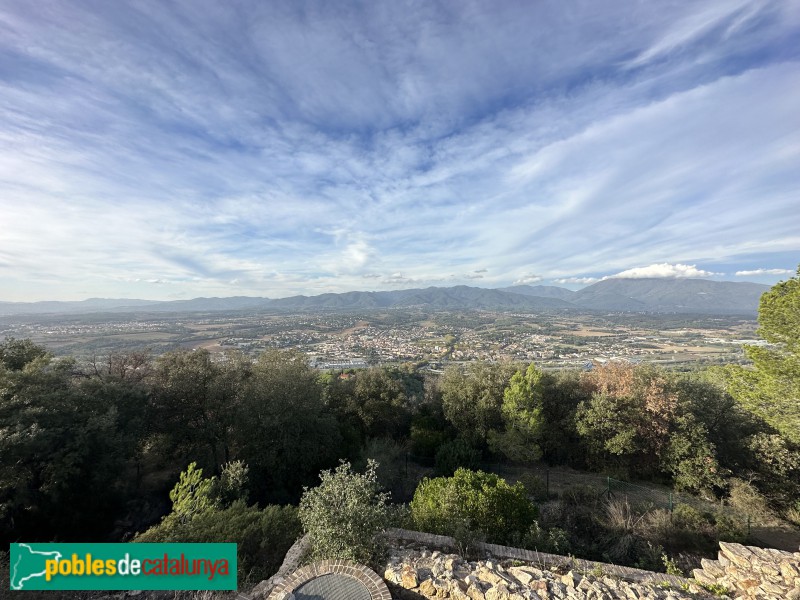 Llinars del Vallès - Panoràmica des del Castell Vell del Far