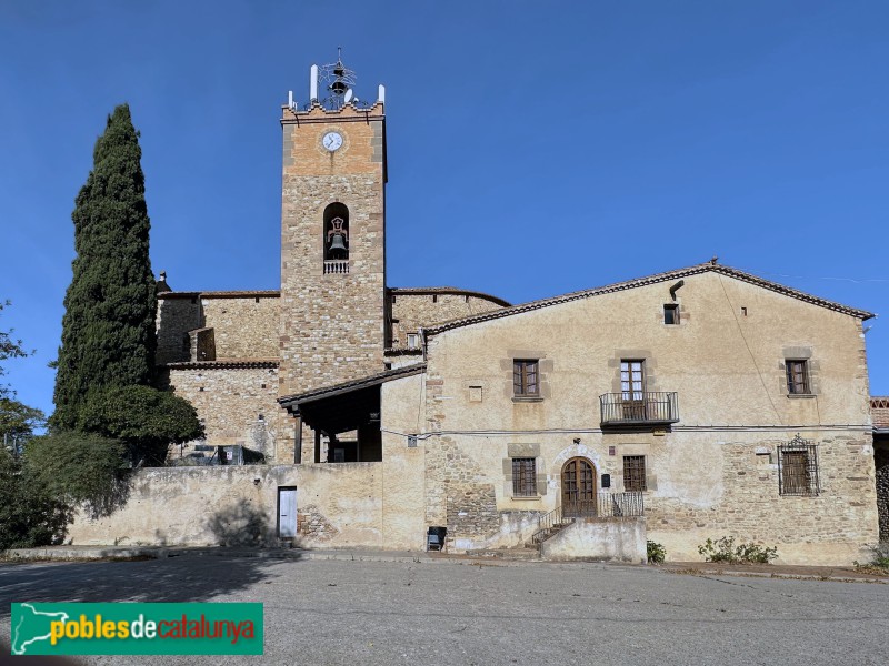 Santa Eulàlia de Ronçana - Església de Santa Eulàlia i rectoria