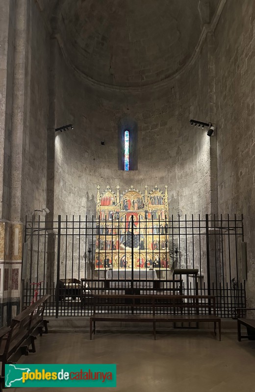 Sant Cugat del Vallès - Interior de l'església del monestir