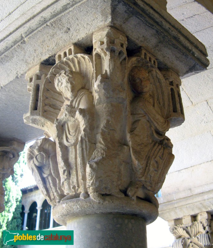 Monestir de Sant Cugat - Capitell del claustre