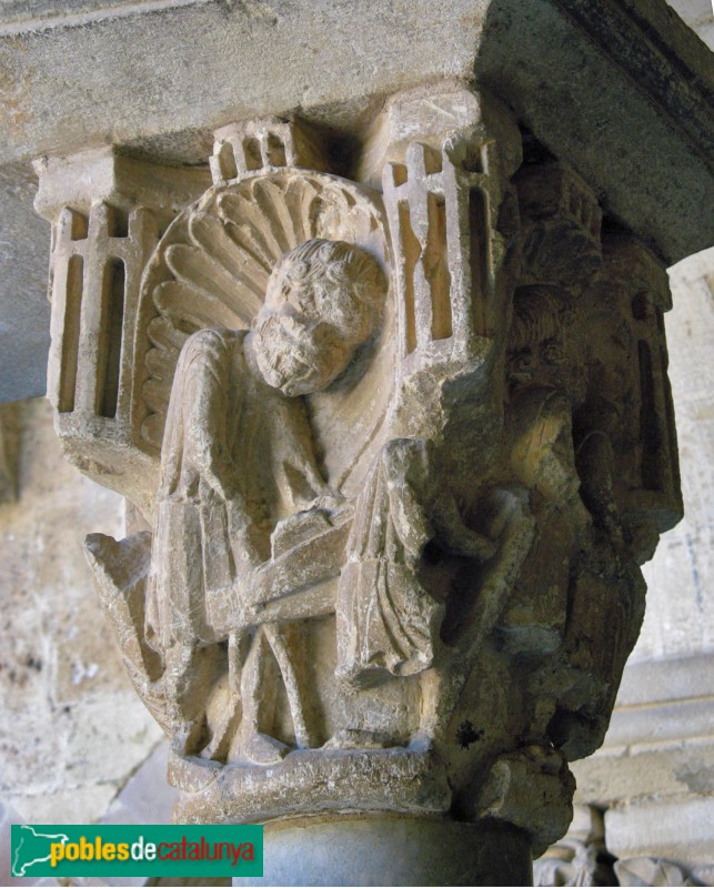 Monestir de Sant Cugat - Capitell del claustre