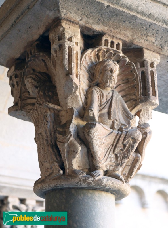 Monestir de Sant Cugat - Capitell del claustre