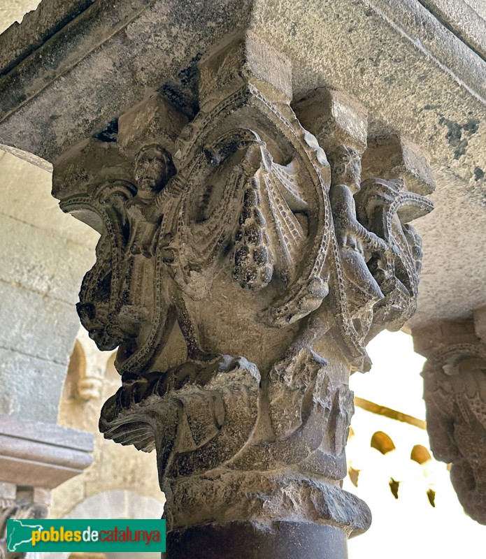 Monestir de Sant Cugat - Capitell del claustre