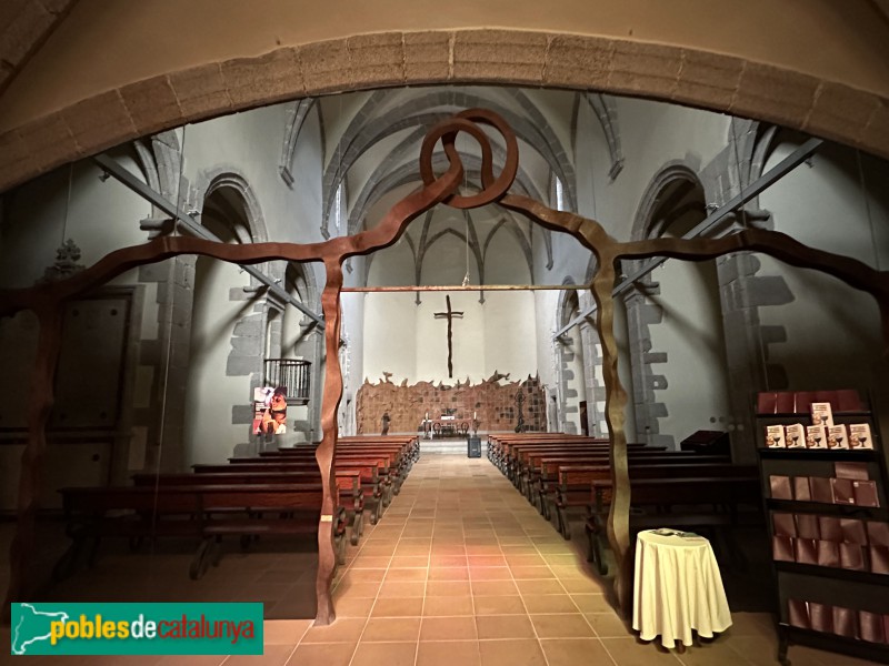 Sant Pere de Vilamajor - Església de Sant Pere. Interior