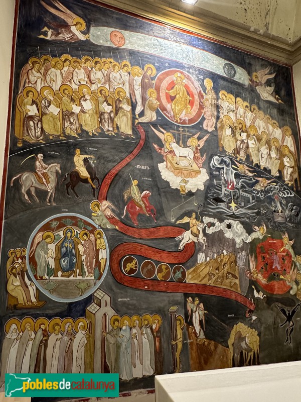 Església de Sant Pere de Vilamajor - Mural Meditació sobre l'Apocalipsi  (Kisléghi Nagy Ádám)