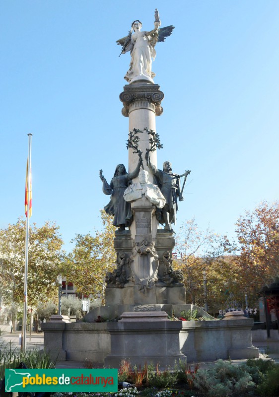 Vilafranca del Penedès - Monument a Milà i Fontanals