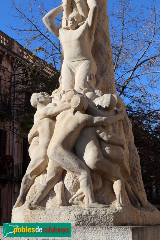 Vilafranca - Monument als Castellers