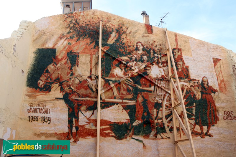 Santa Bàrbara - Mural dels Avantpassats