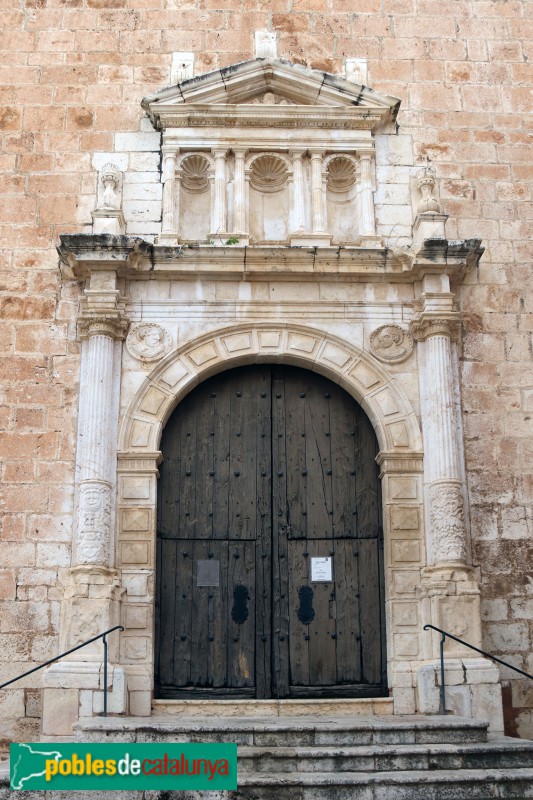 Alcanar - Església de Sant Miquel. Portada