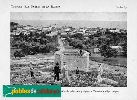 La Ràpita - Glorieta. Làmina antiga