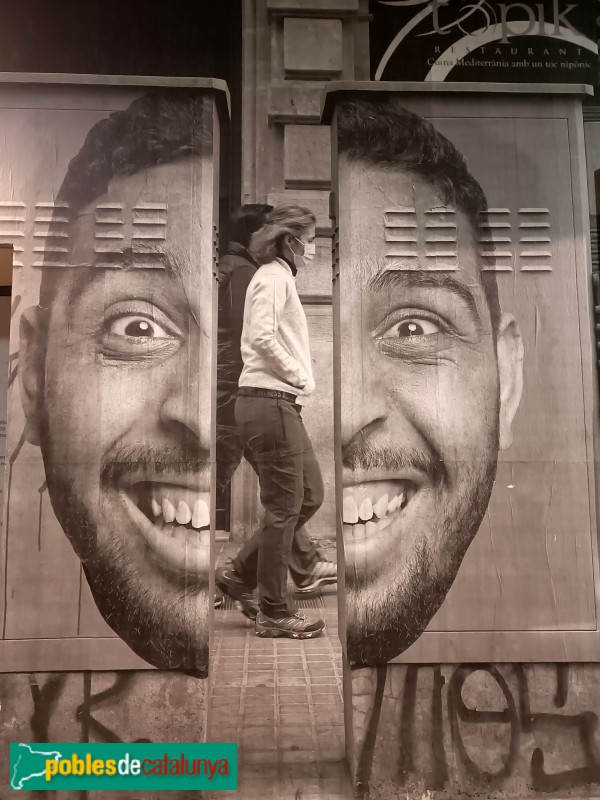 Barcelona - Mural <i>Vides Partides </i> (Foto: Anna Corcoll, 2023) Barcelona - Mural <i>Vides Partides </i>
