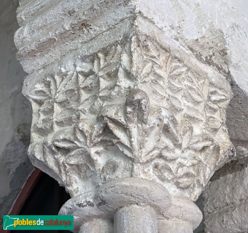 Vilafranca del Penedès - Claustre de Sant Francesc. Capitell