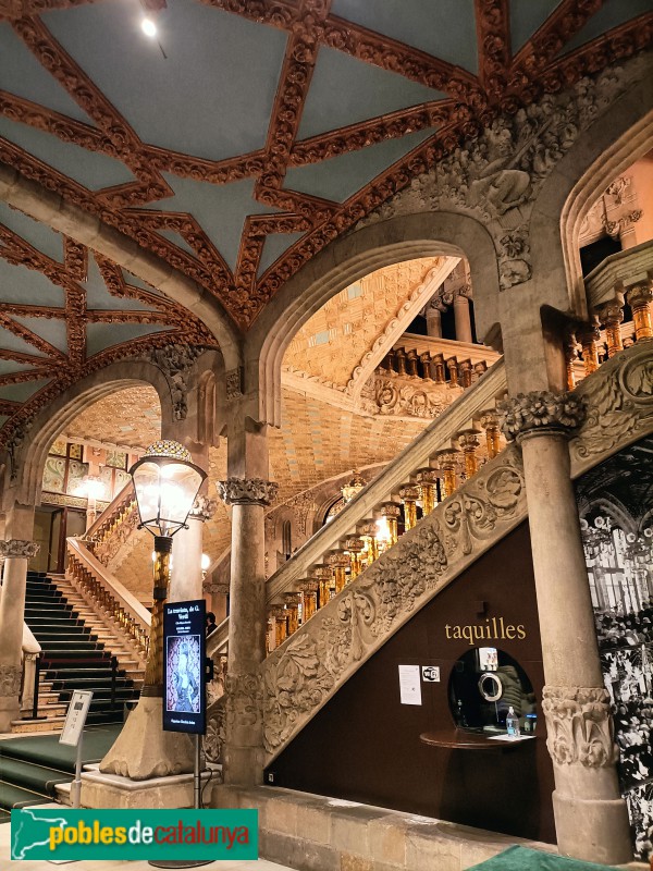 Barcelona - Palau de la Música. Vestíbul Sant Pere