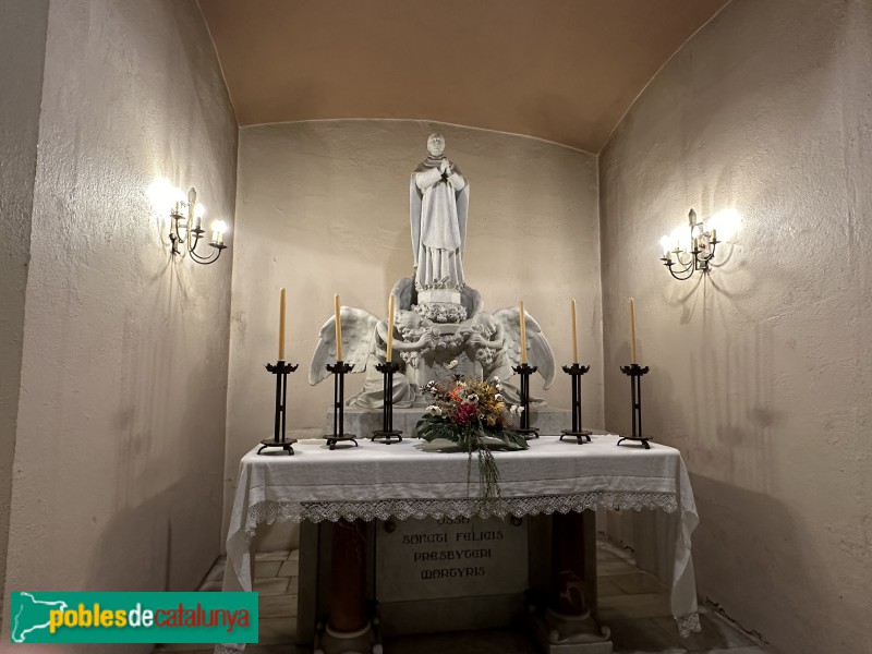 Vilafranca del Penedès - Cripta de Santa Maria. Altar de Sant Fèlix