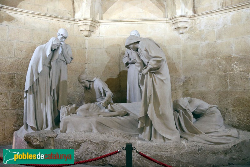 Vilafranca del Penedès - Cripta de Santa Maria. Davallament