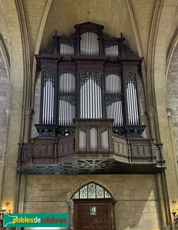 Vilafranca del Penedès - Basílica de Santa Maria. Orgue