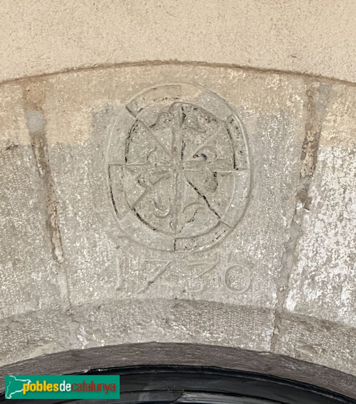 Ulldecona - Convent dels Dominics. Escut de l'orde