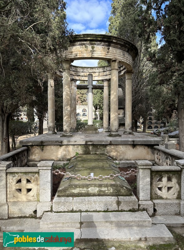 Vilafranca del Penedès - Cementiri. Panteó Manel Girona (Foto: Albert Esteves, 2024) Vilafranca del Penedès - Cementiri. Panteó Manel Girona