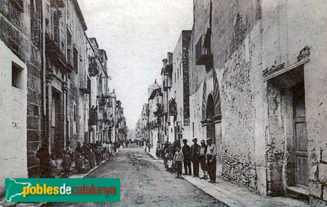 Ulldecona - Carrer Major. Postal antiga Ulldecona - Carrer Major. Postal antiga