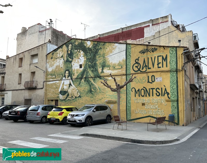 Ulldecona - Mural <i>Salvem lo Montsià</i>