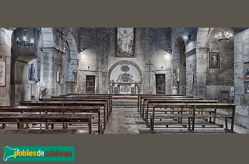 Godall - Església de Sant Salvador. Interior