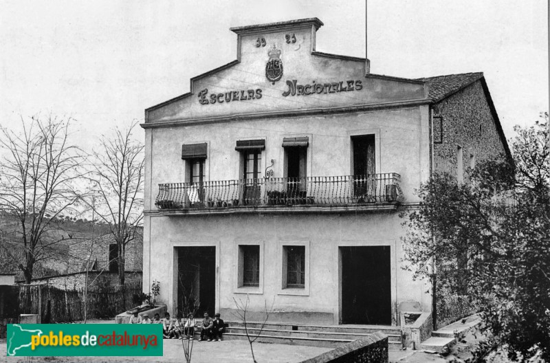 Lliçà d'Amunt - Antiga escola. Foto antiga