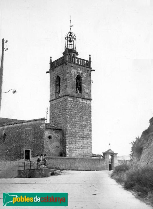 Lliçà d'Amunt - Església de Sant Julià. Fotografia antiga