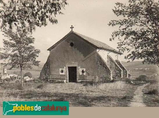 Lliçà d'Amunt - Capella de Sant Baldiri. Postal antiga