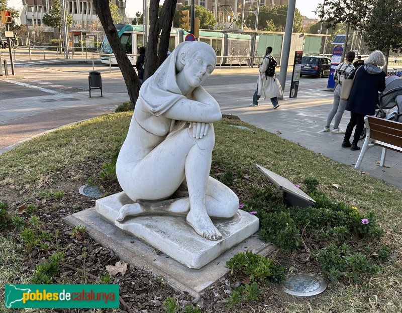 Esplugues de Llobregat - Escultura <i>Alba</i> (Eulàlia Fàbregas)